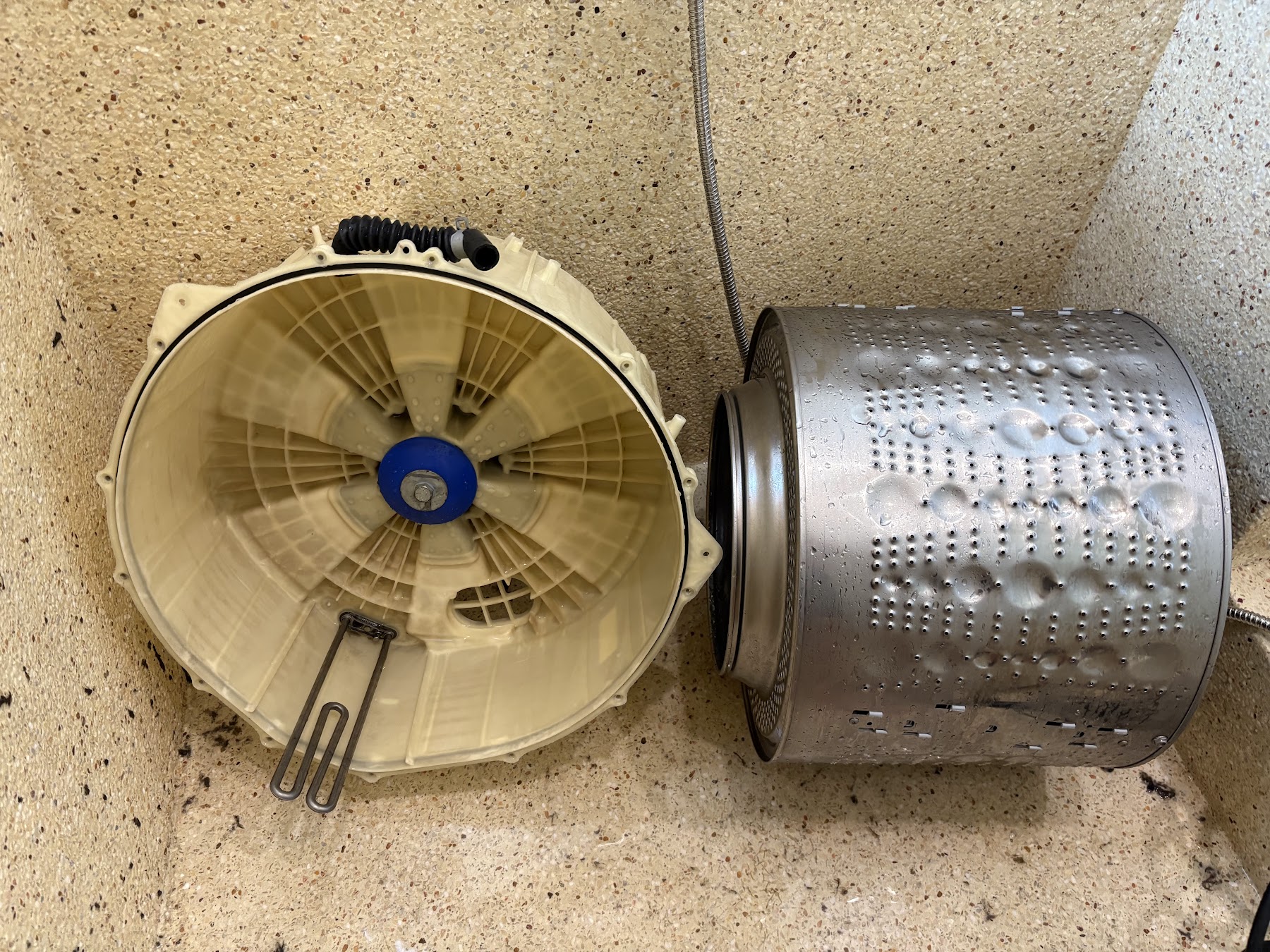 日淨職人家電清潔洗衣機內槽與外槽拆洗部件